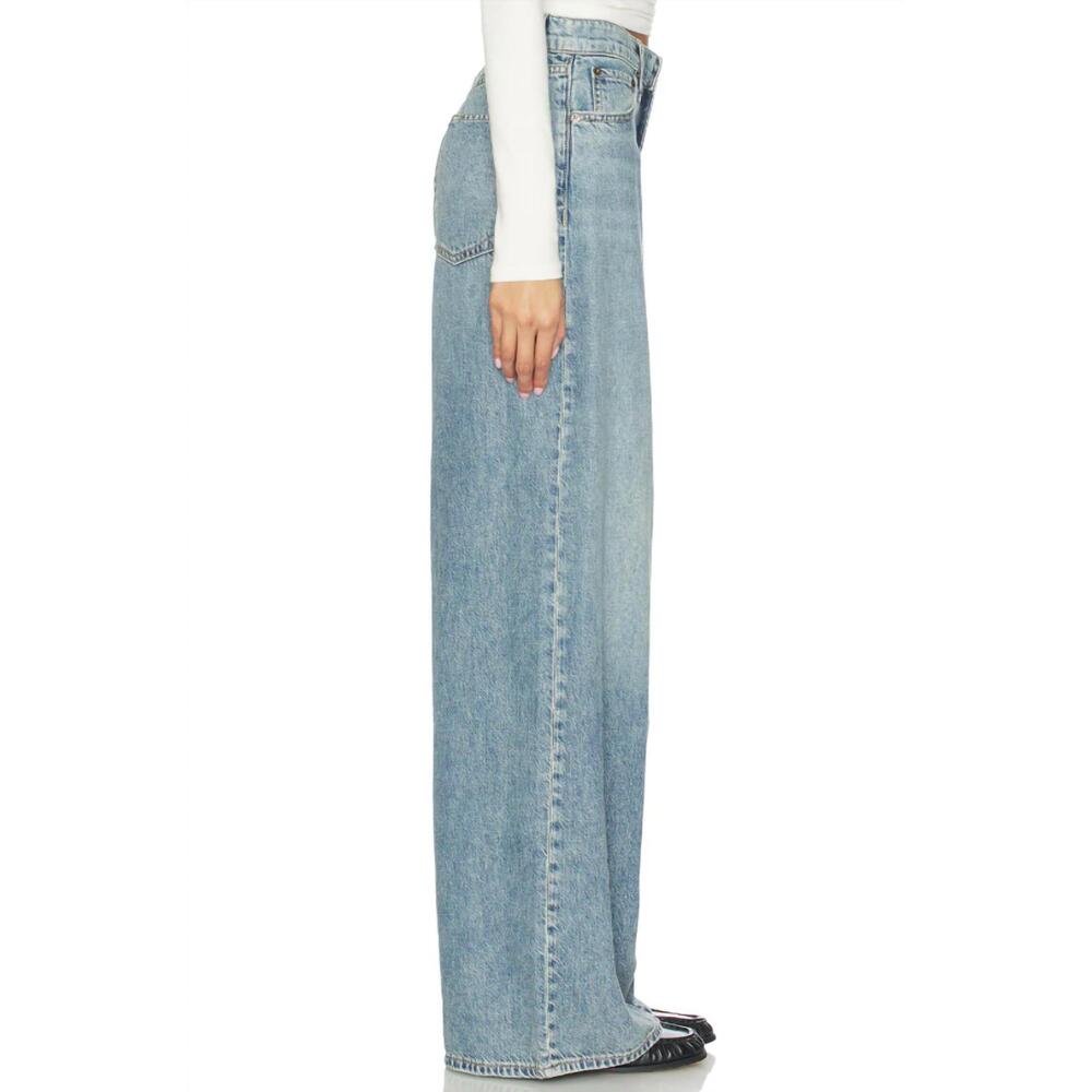 NEW RAG & BONE featherweight sofie wide-leg jeans in theo - Picture 3 of 4